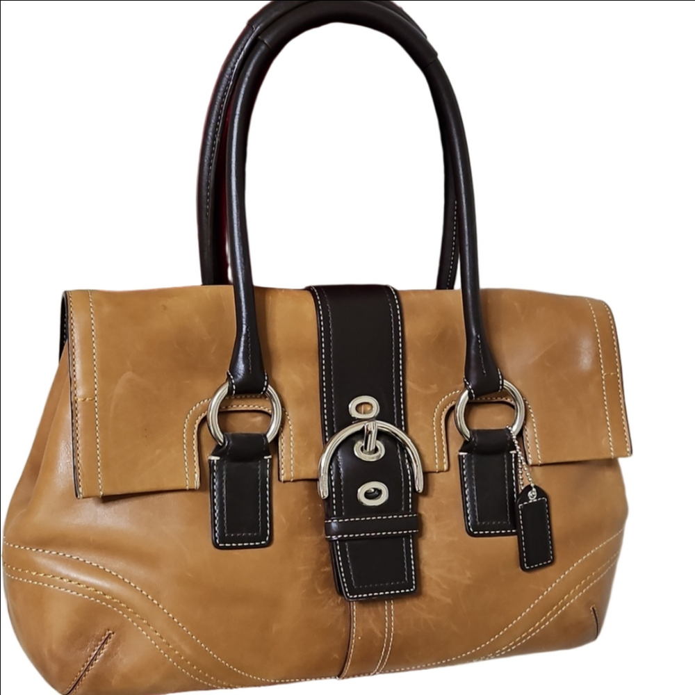 Coach Tan Florentine Leather Handbag